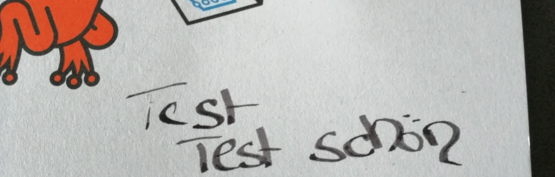 Schönes Schriftbild