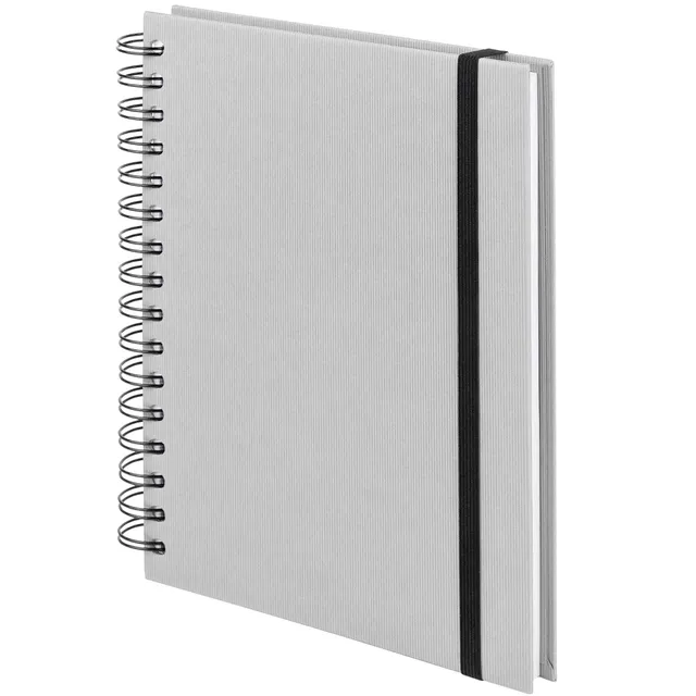 r-ssler-s-o-h-o-notizbuch-a5-hardcover-blanko-mit-gummizug-stone-grau image 1