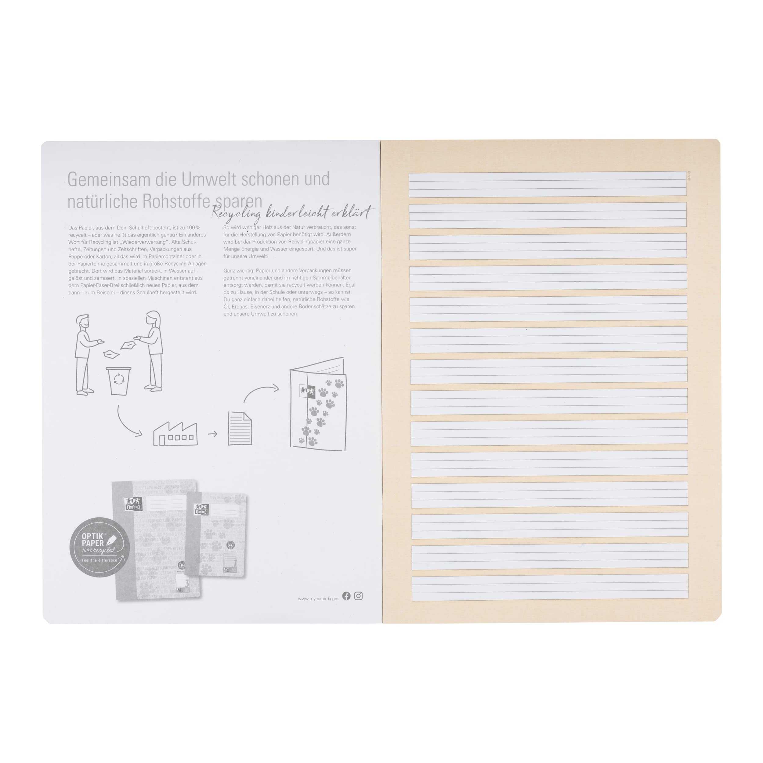 oxford-recycling-schulheft-a4-16-blatt-lineatur-1-liniert-15-st-ck image 4