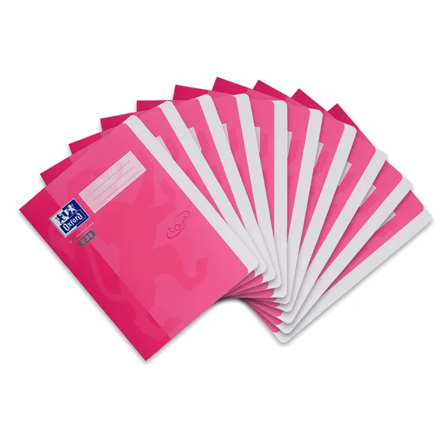 oxford-schnellhefter-a4-karton-soft-touch-rosa-10er-pack image 1