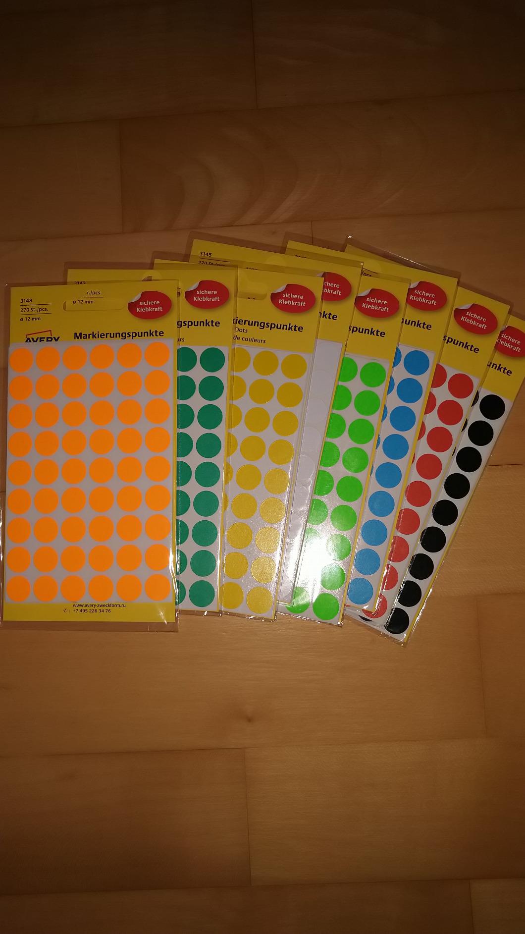 Solide Markierungspunkte
