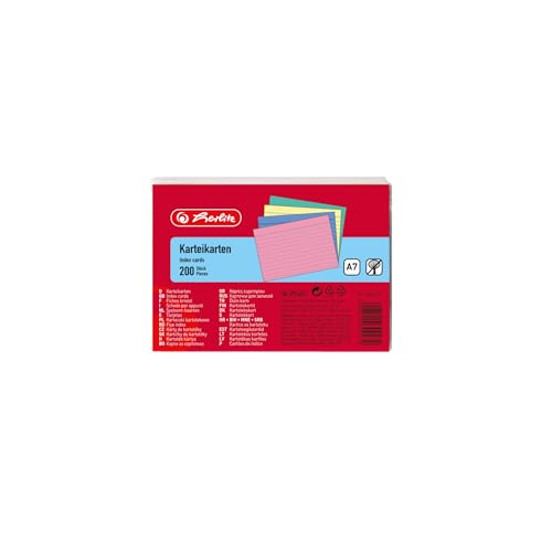 herlitz-karteikarten-din-a7-liniert-farbig-sortiert-200-st-ck image 8