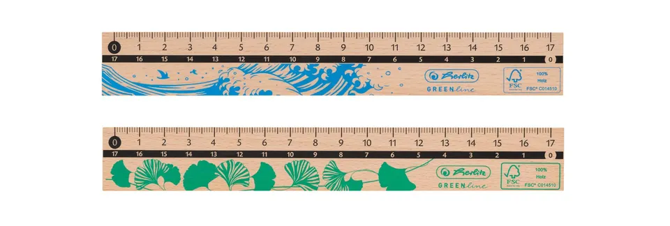 herlitz-50033614-lineal-greenline-17-cm-fsc-holz image 1
