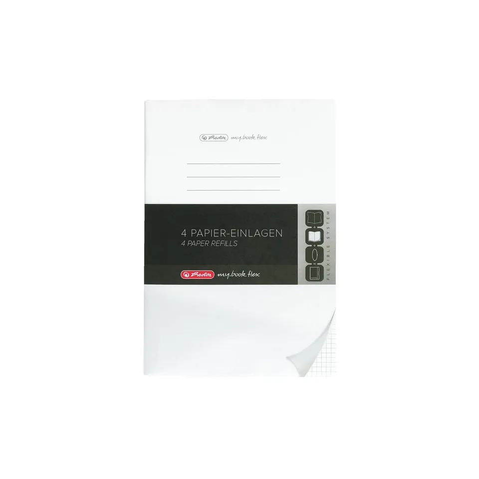herlitz-my-book-refill-f-r-notizheft-flex-a4-kariert-4x40-blatt image 1