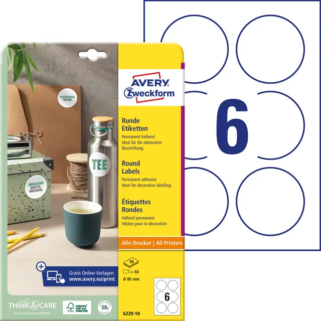 avery-zweckform-6229-10-runde-etiketten-80-mm-wei-60-st-ck image 1