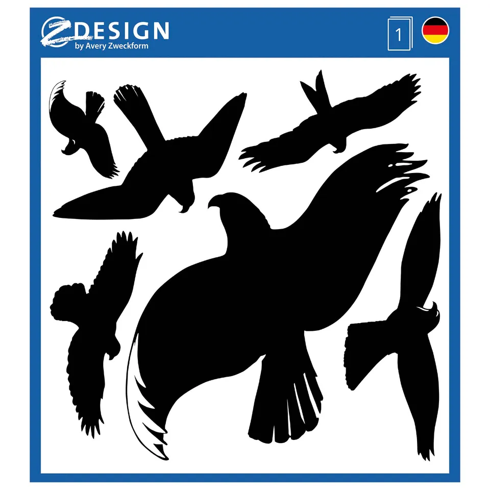 avery-zweckform-4485-fenster-aufkleber-warnv-gel-6-st-ck-folie-schwarz image 1