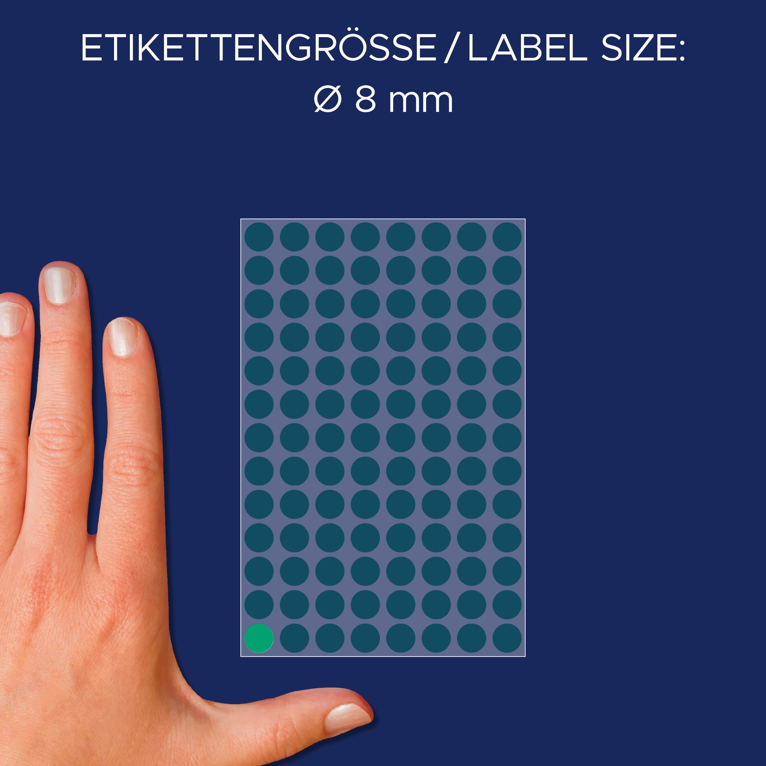 avery-zweckform-3012-markierungspunkte-8-mm-gr-n-416-st-ck image 3