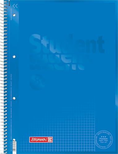 brunnen-collegeblock-premium-student-colour-code-a4-lin-26-80-blatt-azur image 8