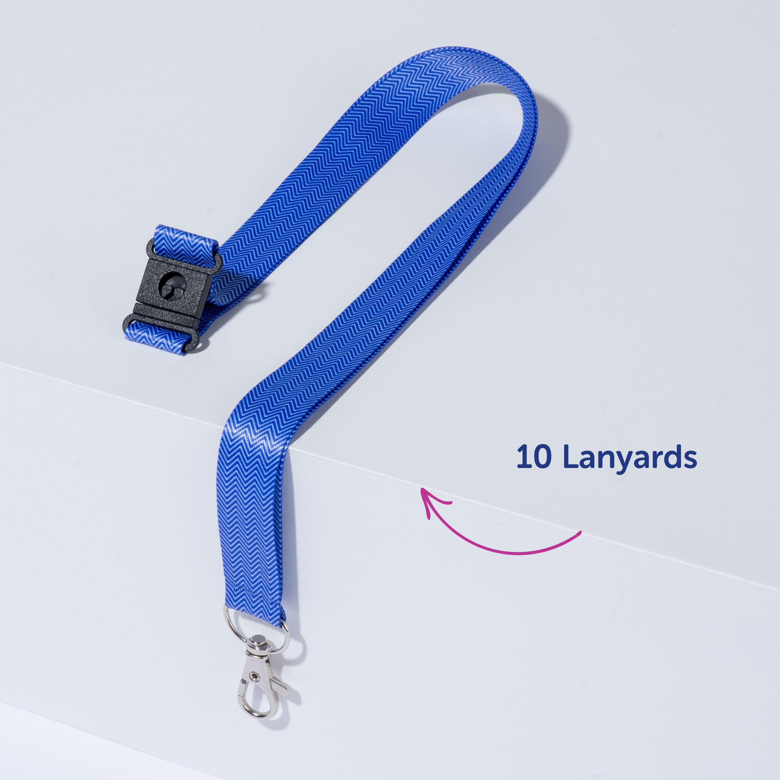 avery-zweckform-r4828wb-schl-sselband-44x2cm-blau-wei-10-st-ck-lanyard-set image 4