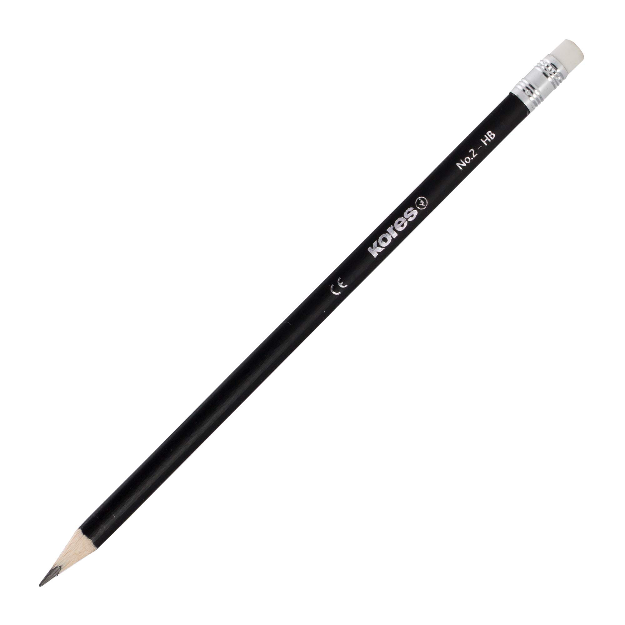 kores-grafitos-bleistift-hb-dreieckig-mit-radiergummi-1-st-ck image 2