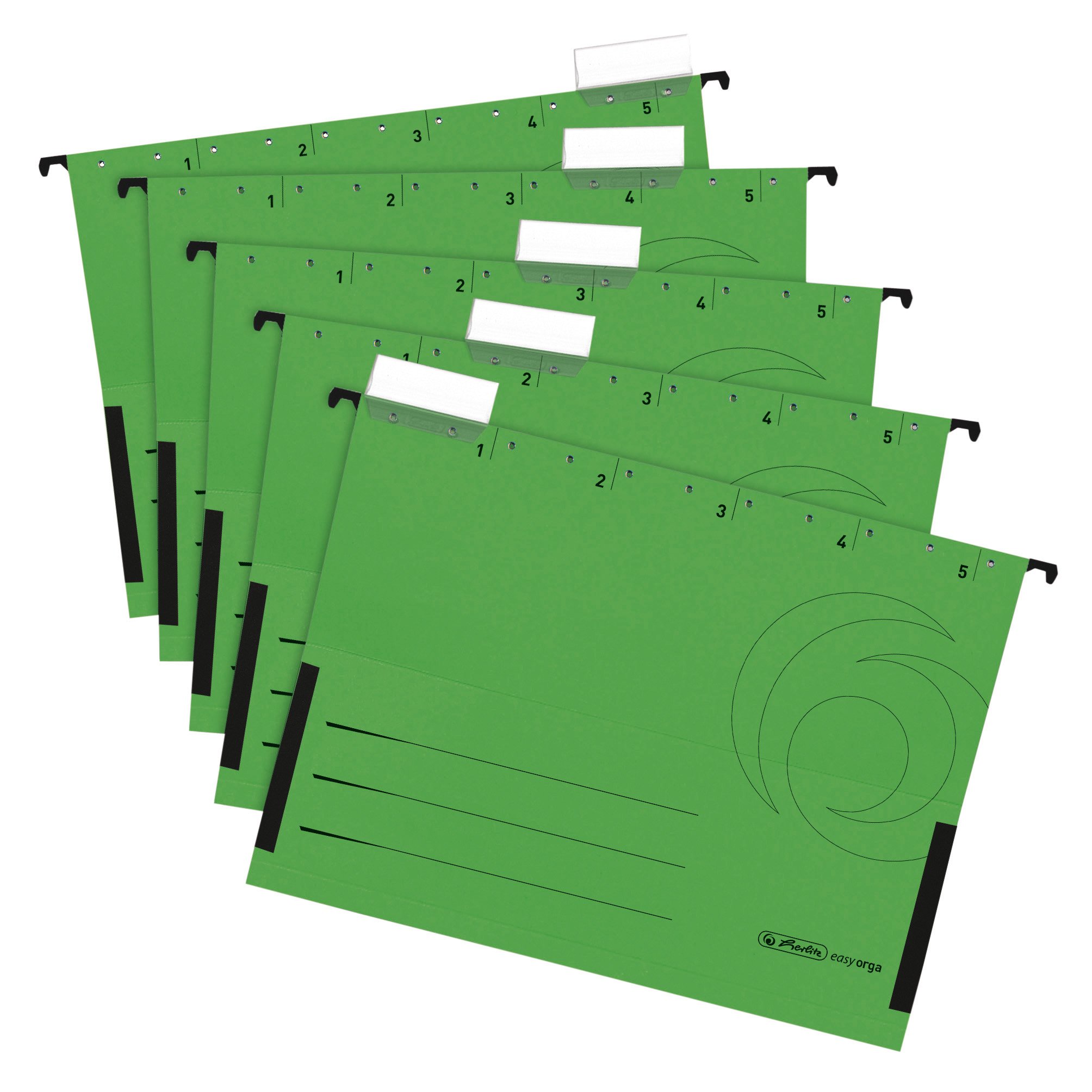 herlitz-5874789-max-file-h-ngetasche-gr-n-5er-pack image 1