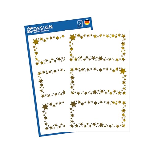 avery-zweckform-z-design-52622-weihnachtsaufkleber-goldpr-gung-6-sticker-auf-2-b image 7