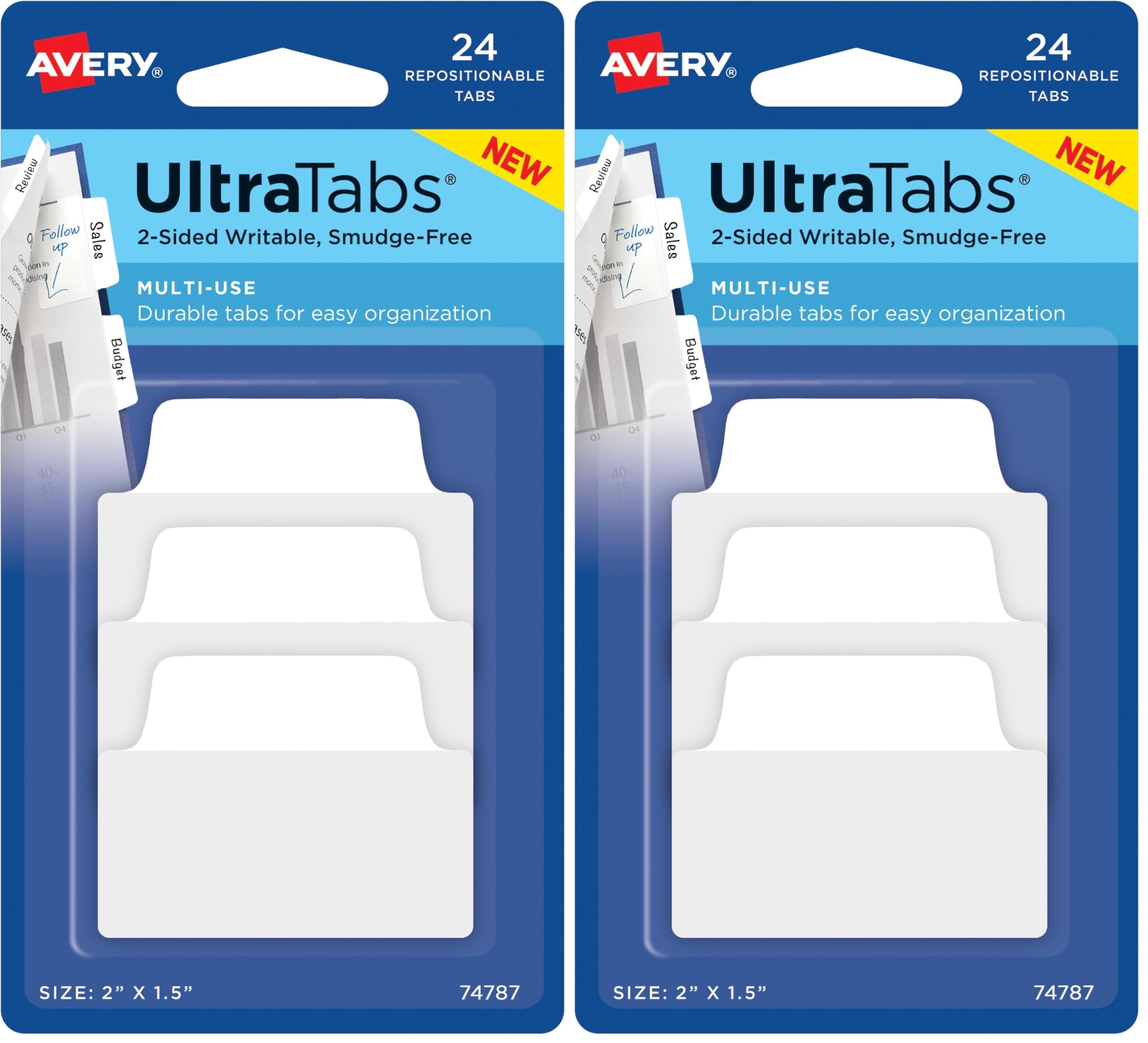 avery-zweckform-74787-ultratabs-haftstreifen-transparent-wei-50-8x38-1-mm-24-ind image 7