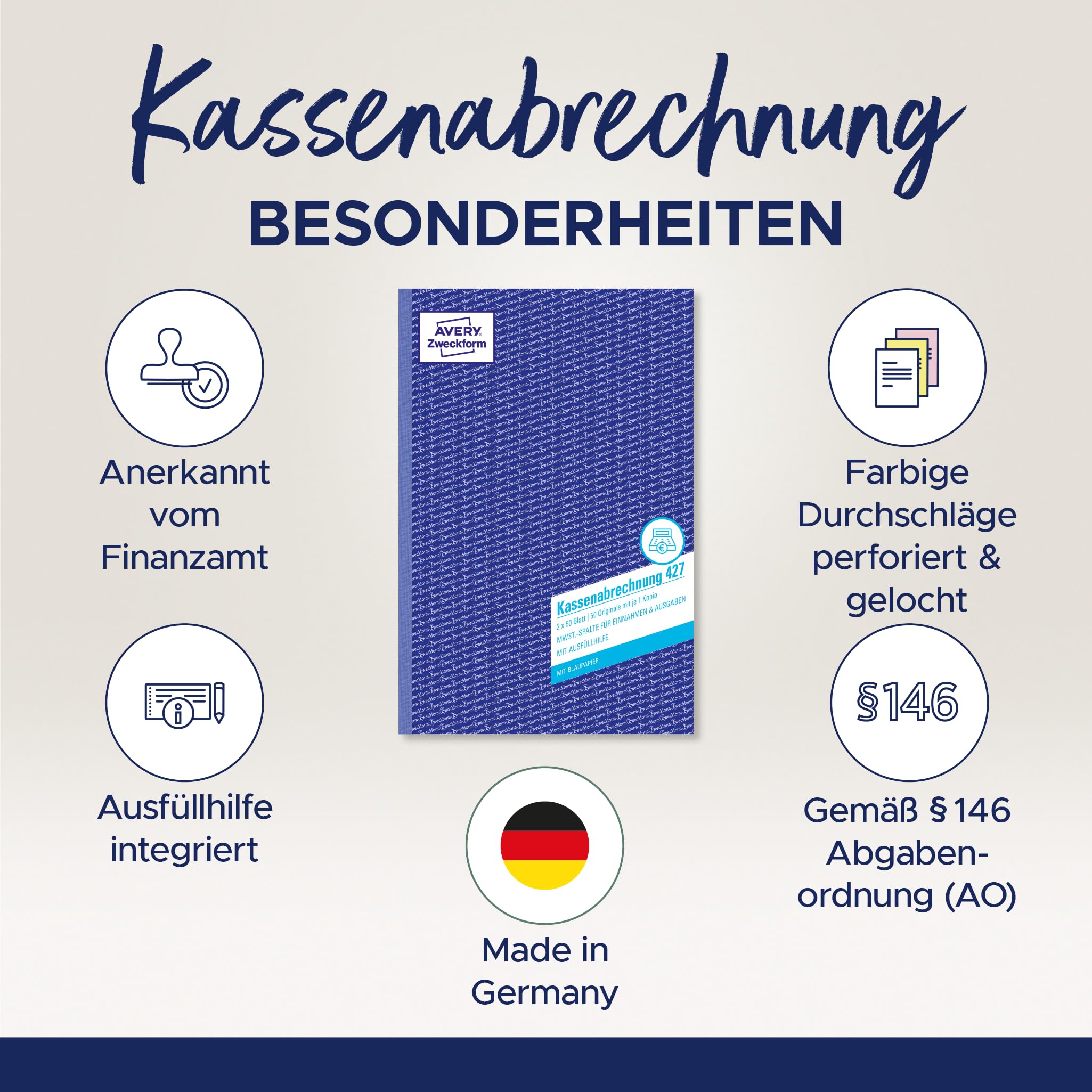 avery-zweckform-427-kassenabrechnung-a4-2x50-blatt-mit-blaupapier image 2