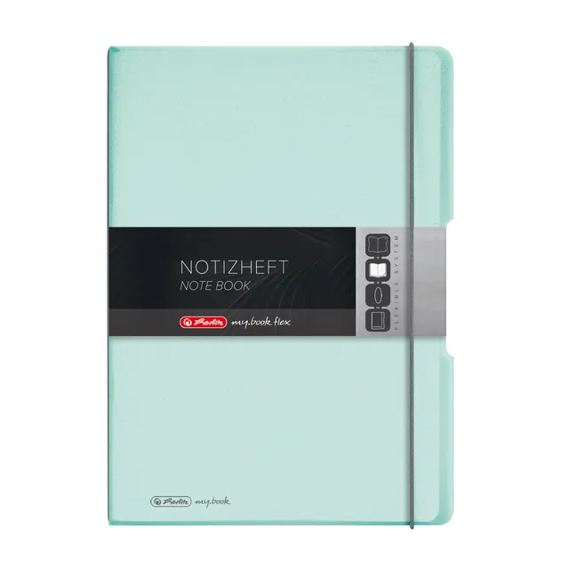 herlitz-my-book-flex-notizheft-a4-minze-transparent-80-blatt image 1