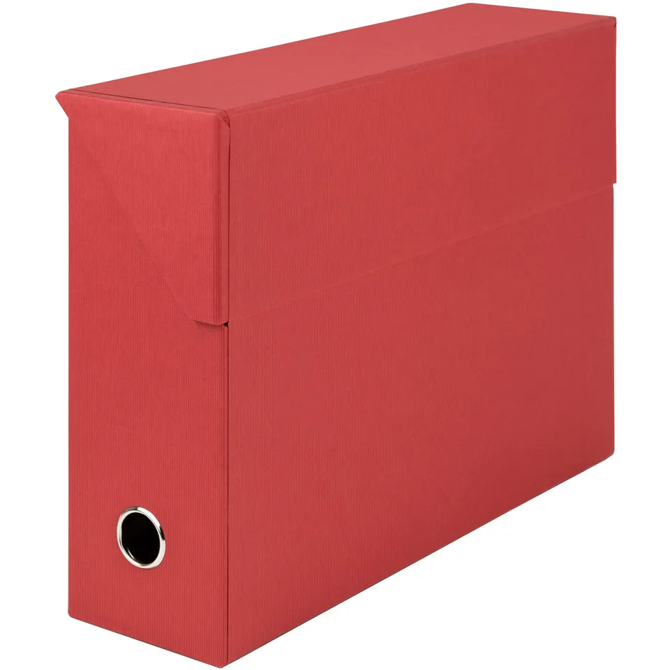 r-ssler-s-o-h-o-archivbox-a4-800-blatt-rot-mit-rippenpr-gung image 1