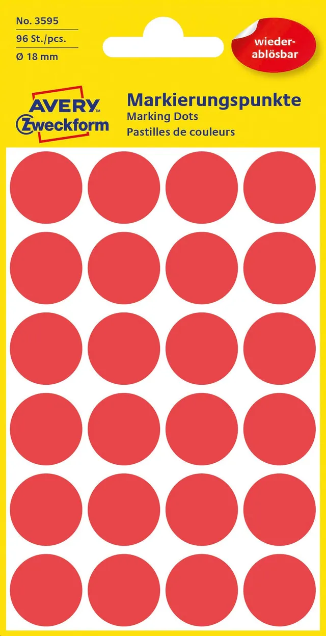 avery-zweckform-3595-markierungspunkte-18-mm-rot-96-st-ck image 1