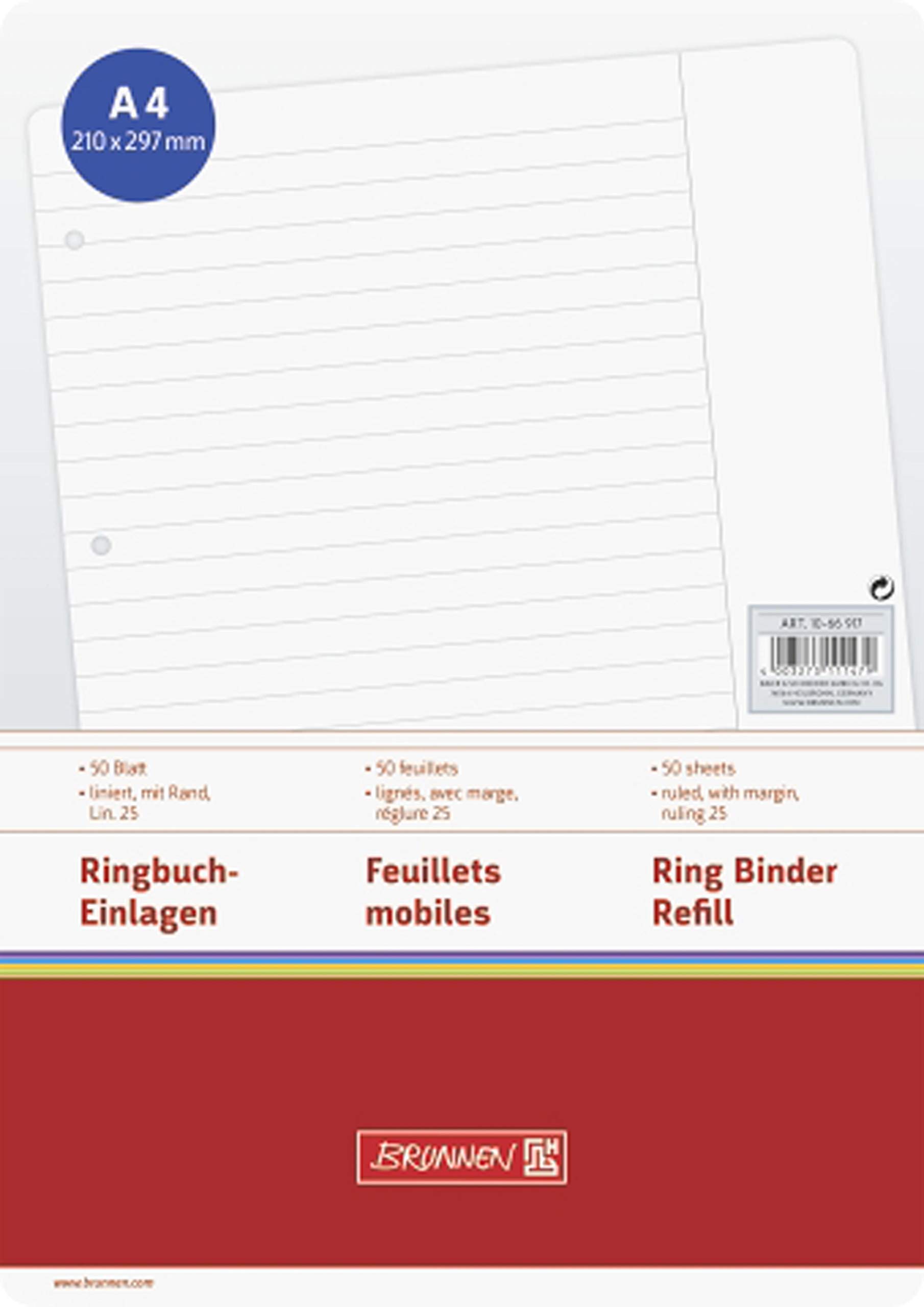 brunnen-ringbucheinlage-a4-kariert-50-blatt image 3