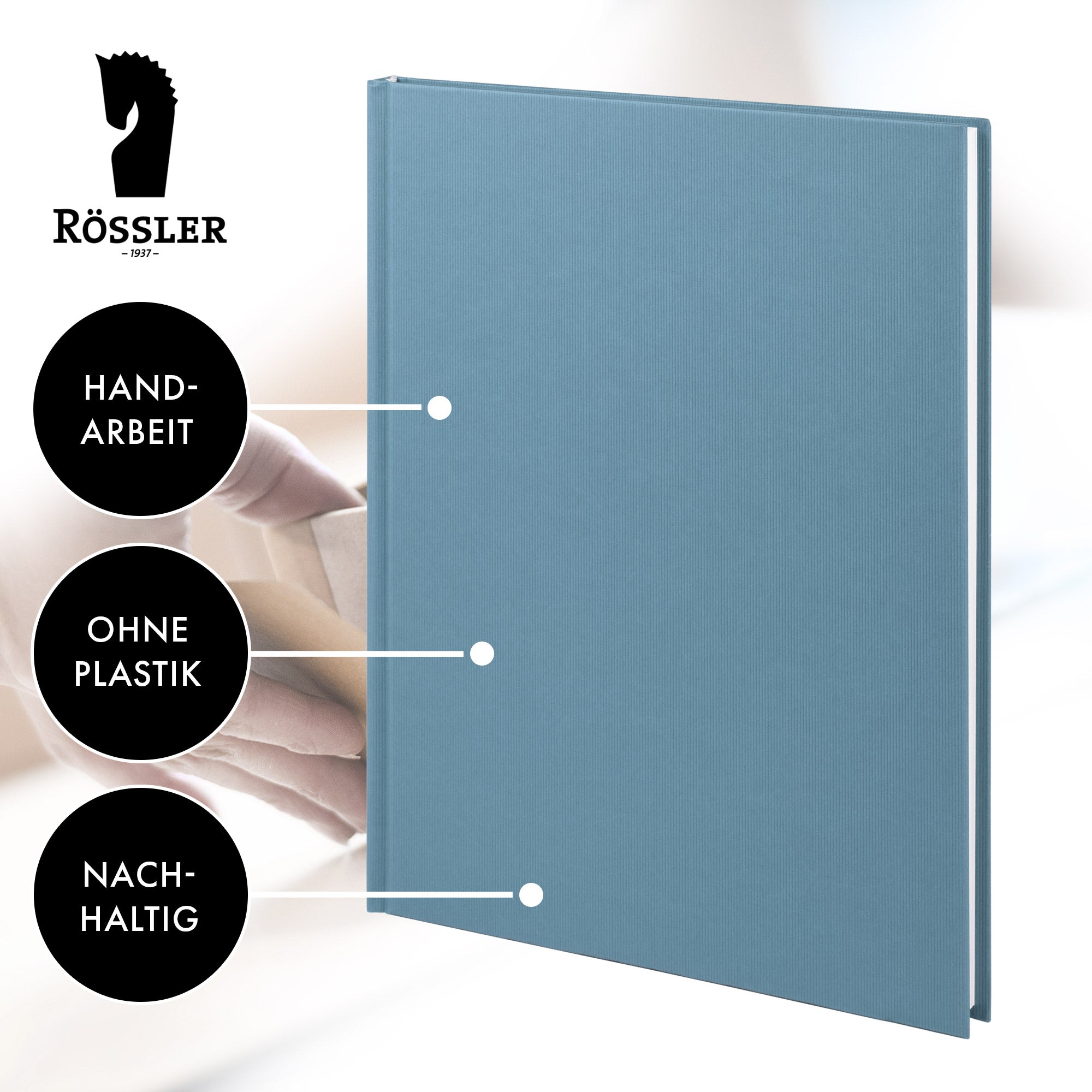 r-ssler-s-o-h-o-notizbuch-a4-hardcover-blanko-192-seiten-blau image 6