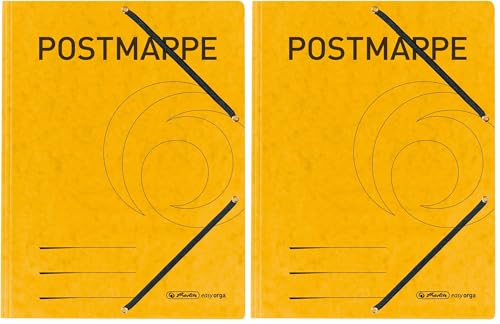 herlitz-postmappe-greenline-a4-mit-gummizug-gelb image 7