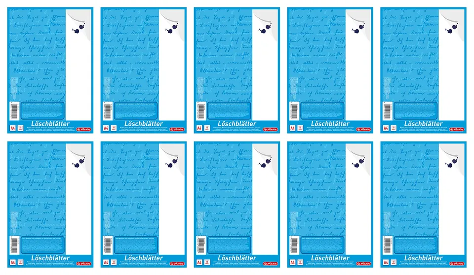 herlitz-l-schblattblock-a5-10-blatt-wei-80-g-m-10er-pack image 1