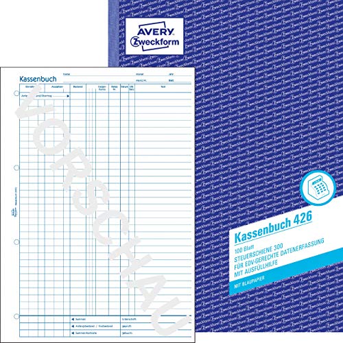 avery-zweckform-426-5-kassenbuch-a4-100-blatt-5er-pack image 7