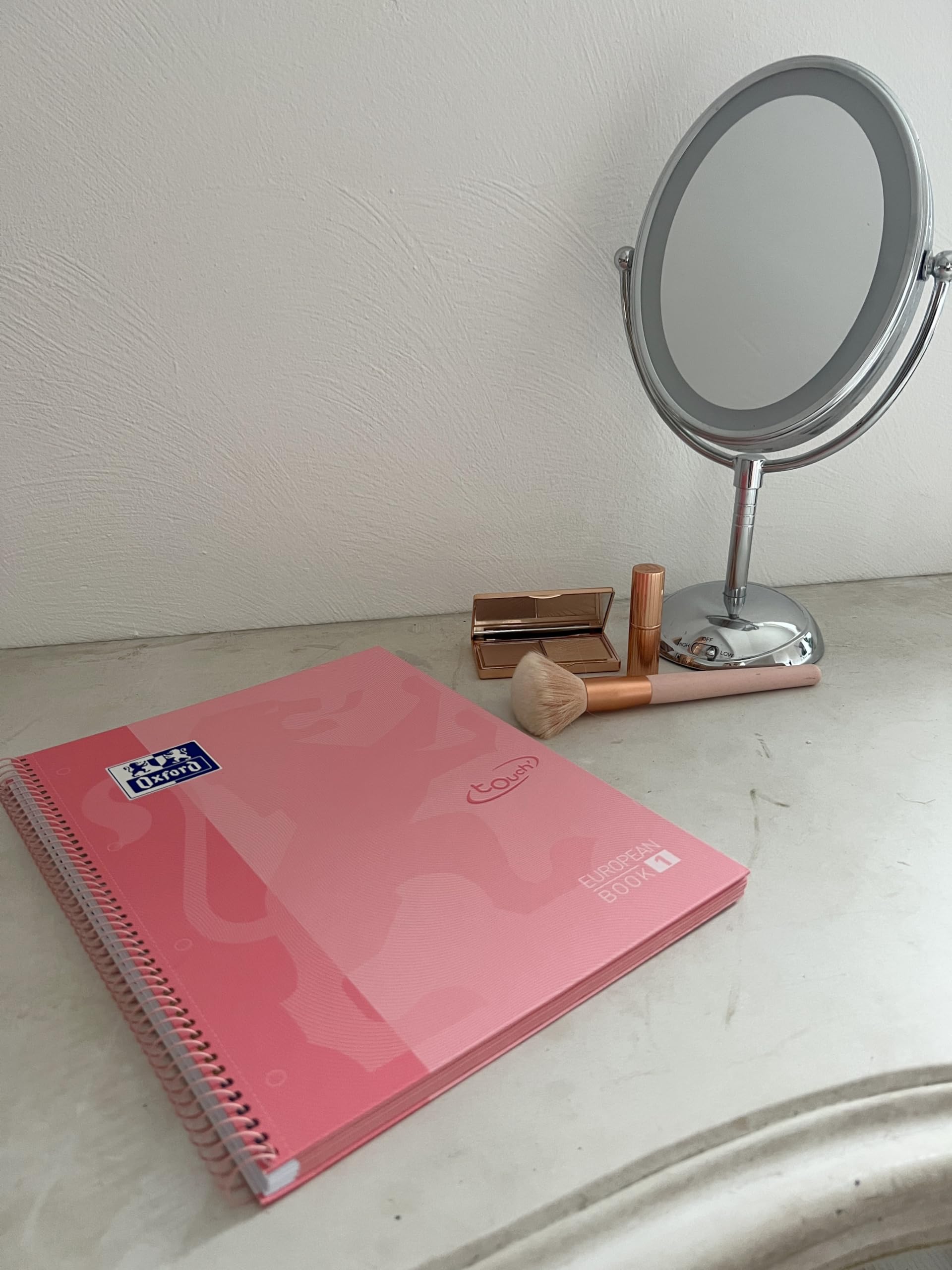 oxford-european-book-a4-liniert-160-seiten-touch-hardcover-rosa image 5