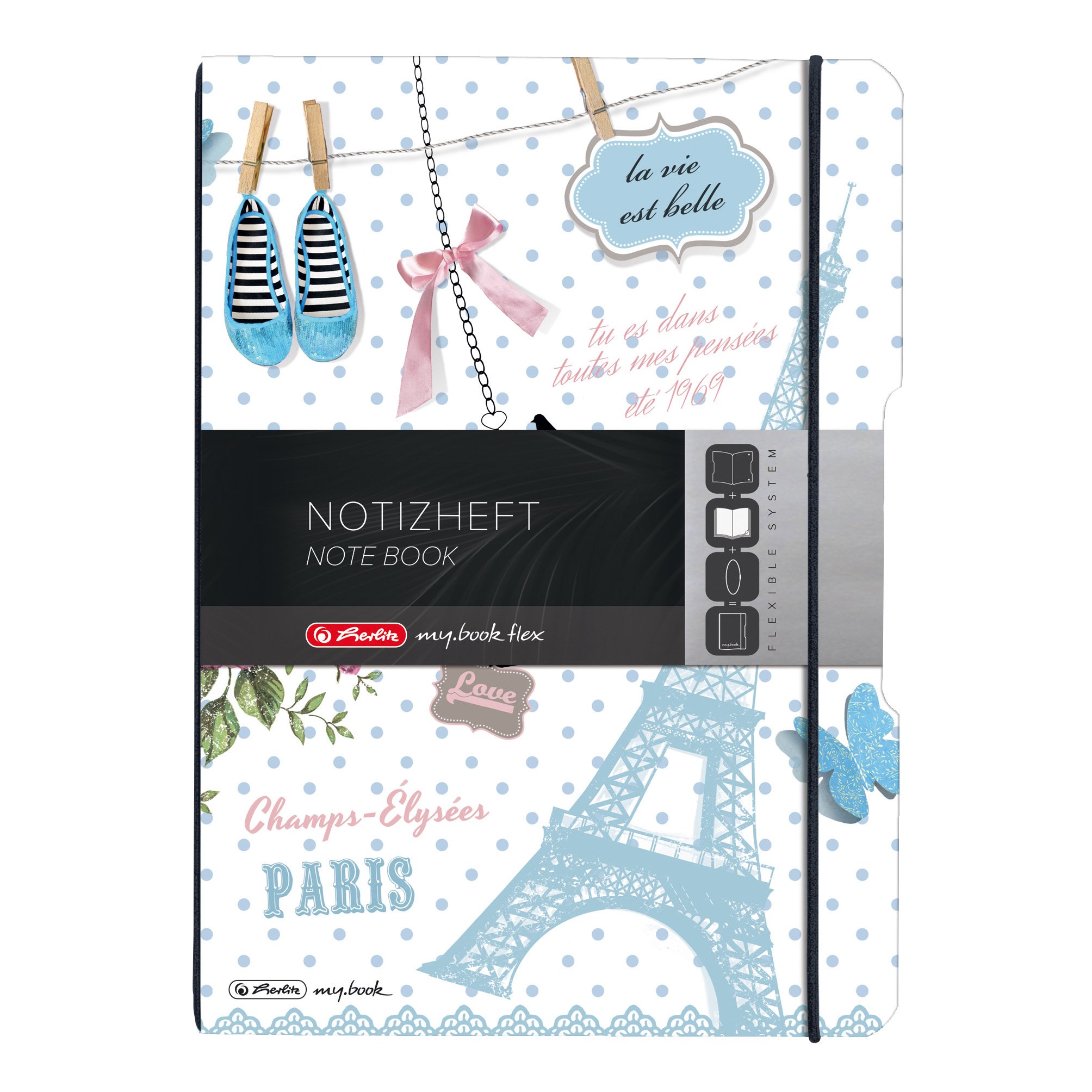 herlitz-my-book-flex-notizheft-a4-palme-2x40-blatt-kariert-und-liniert image 6