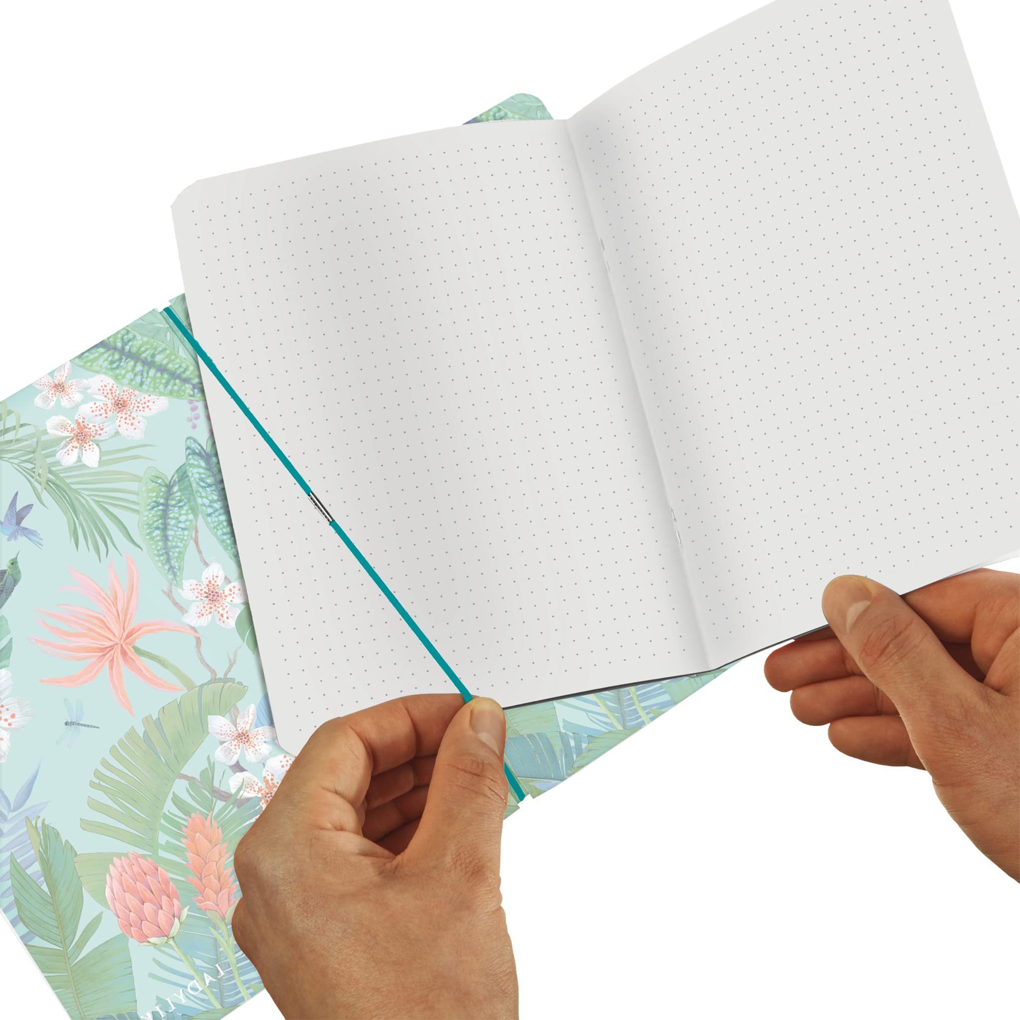 herlitz-notizheft-flex-a6-40-blatt-punktiert-ladylike-jungle image 3