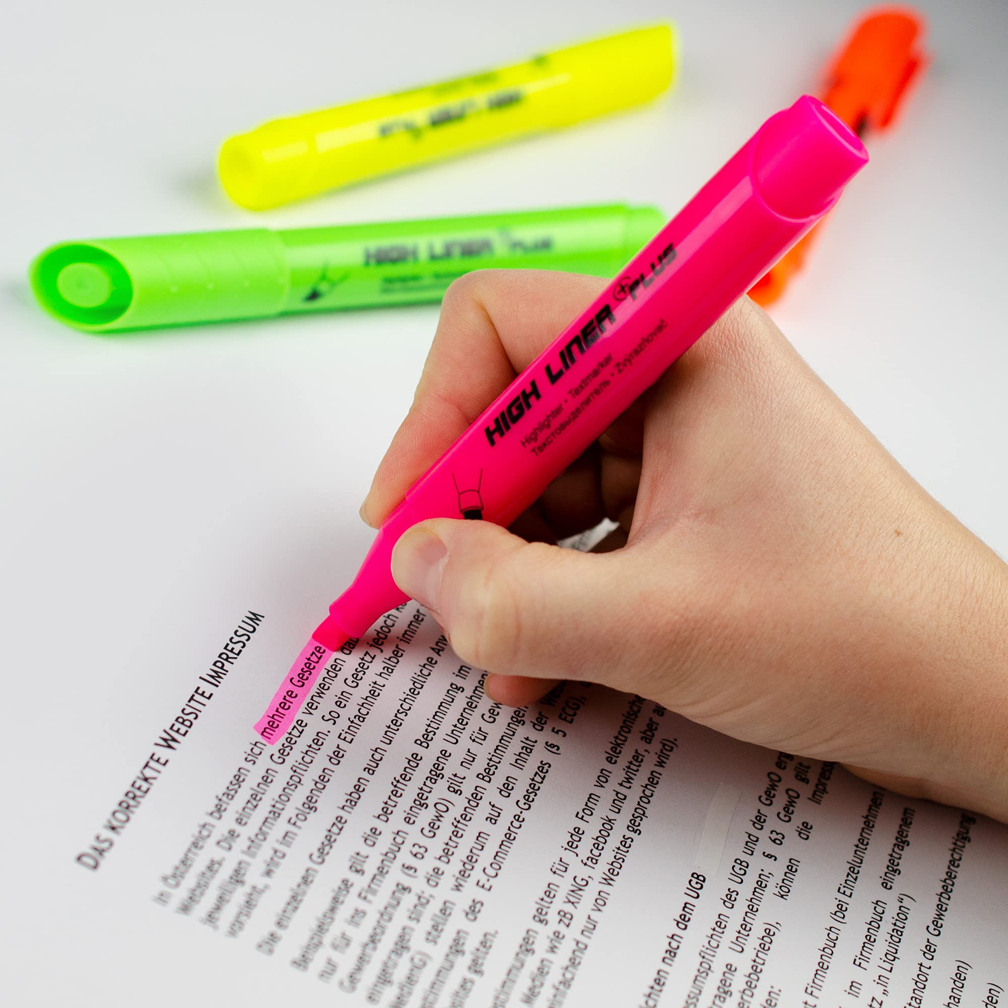 kores-high-liner-fine-textmarker-keilspitze-12-st-ck-pink image 4