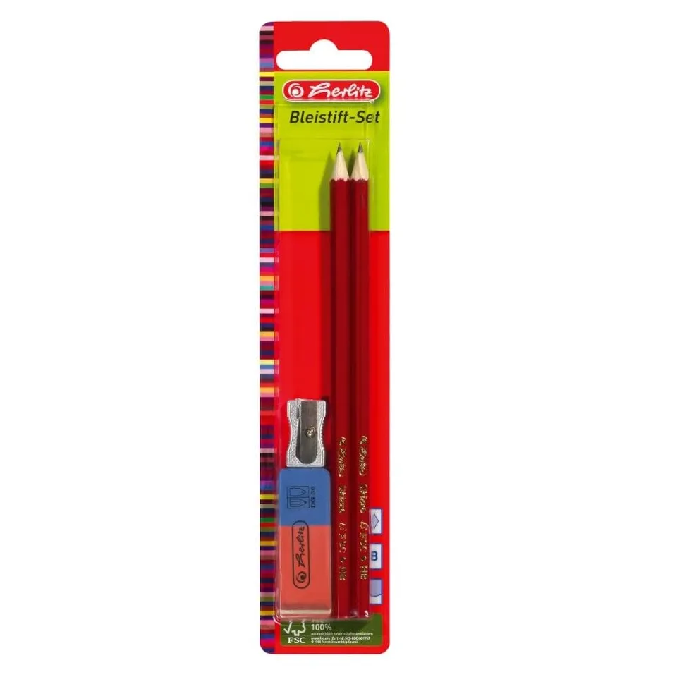 herlitz-bleistift-set-hb-lackiert-mit-radierer-und-anspitzer-gro-packung image 1