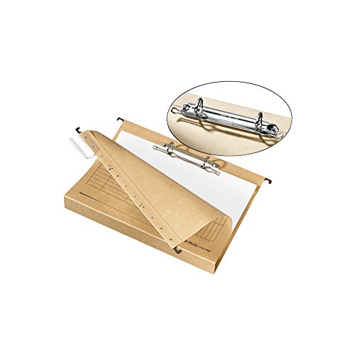 herlitz-h-ngesammler-a4-4-cm-r-ckenbreite-h-ngeregister-8-st-ck-natron image 2