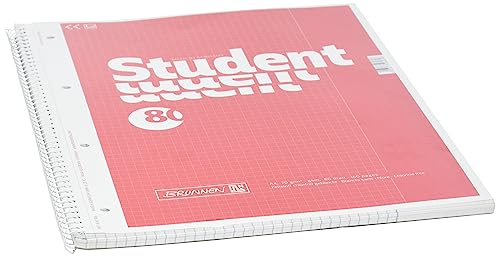 brunnen-collegeblock-student-a4-lineatur-26-80-blatt-rot image 8