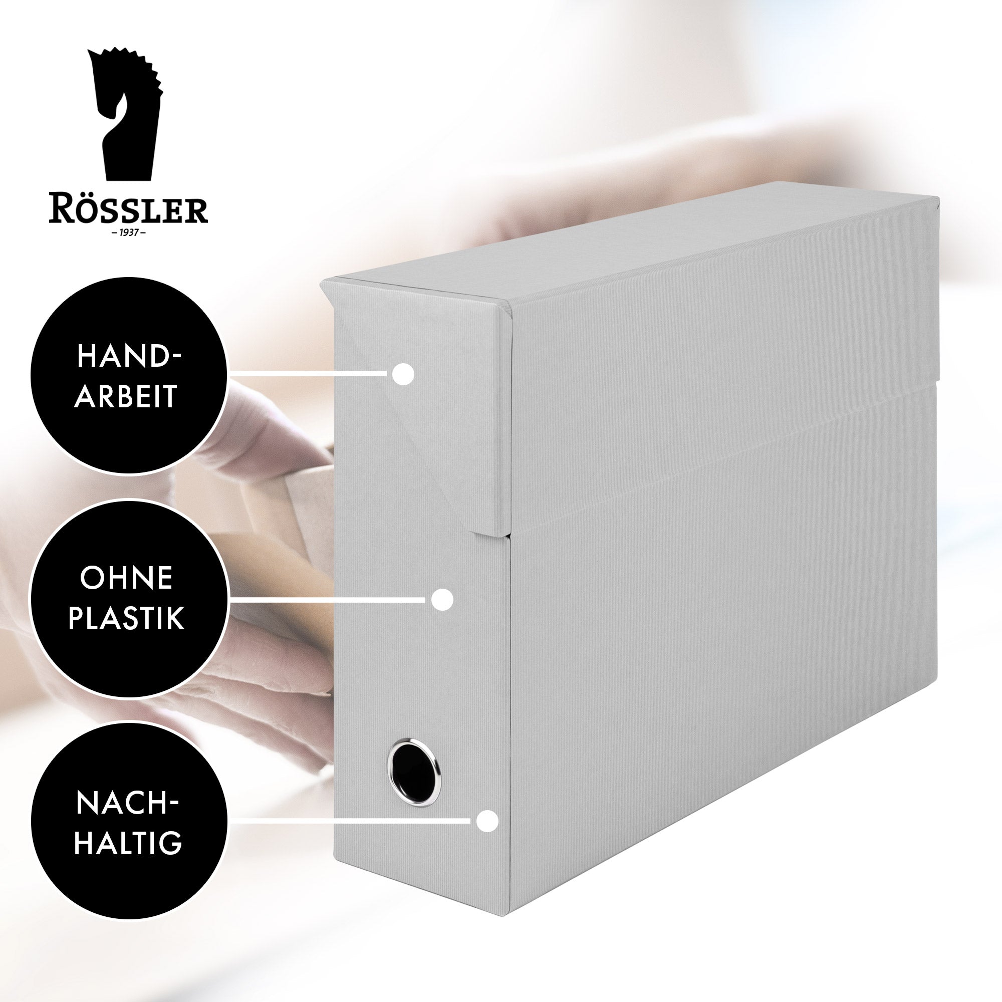 r-ssler-s-o-h-o-archivbox-a4-800-blatt-stone-grau image 4