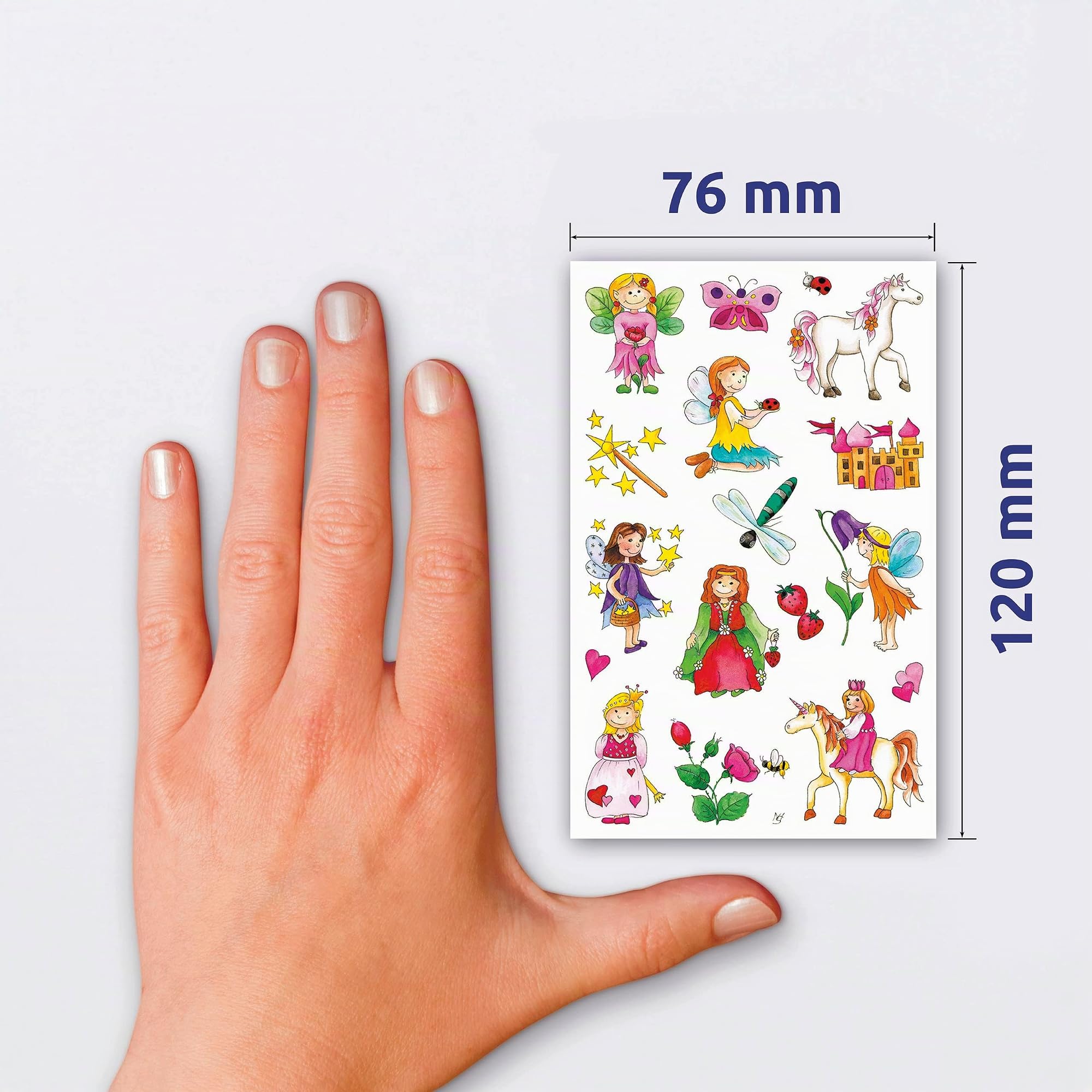 avery-zweckform-z-design-53208-kinder-papier-sticker-fee-prinzessin-einhorn-34-a image 2