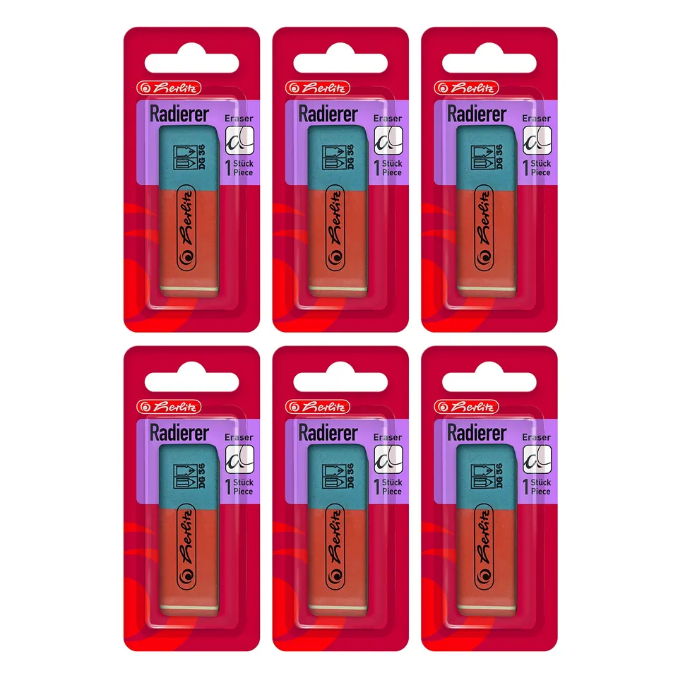 herlitz-radierer-rot-blau-f-r-graphit-tinte-12-st-ck-6-x-2er-blister image 1