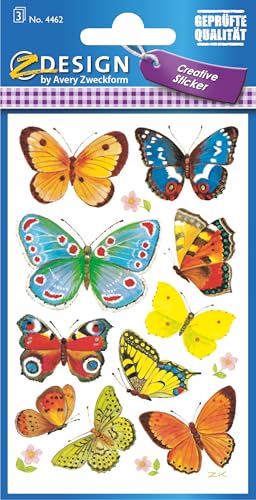 avery-zweckform-4462-z-design-deko-sticker-schmetterlinge-30-selbstklebende-papi image 7