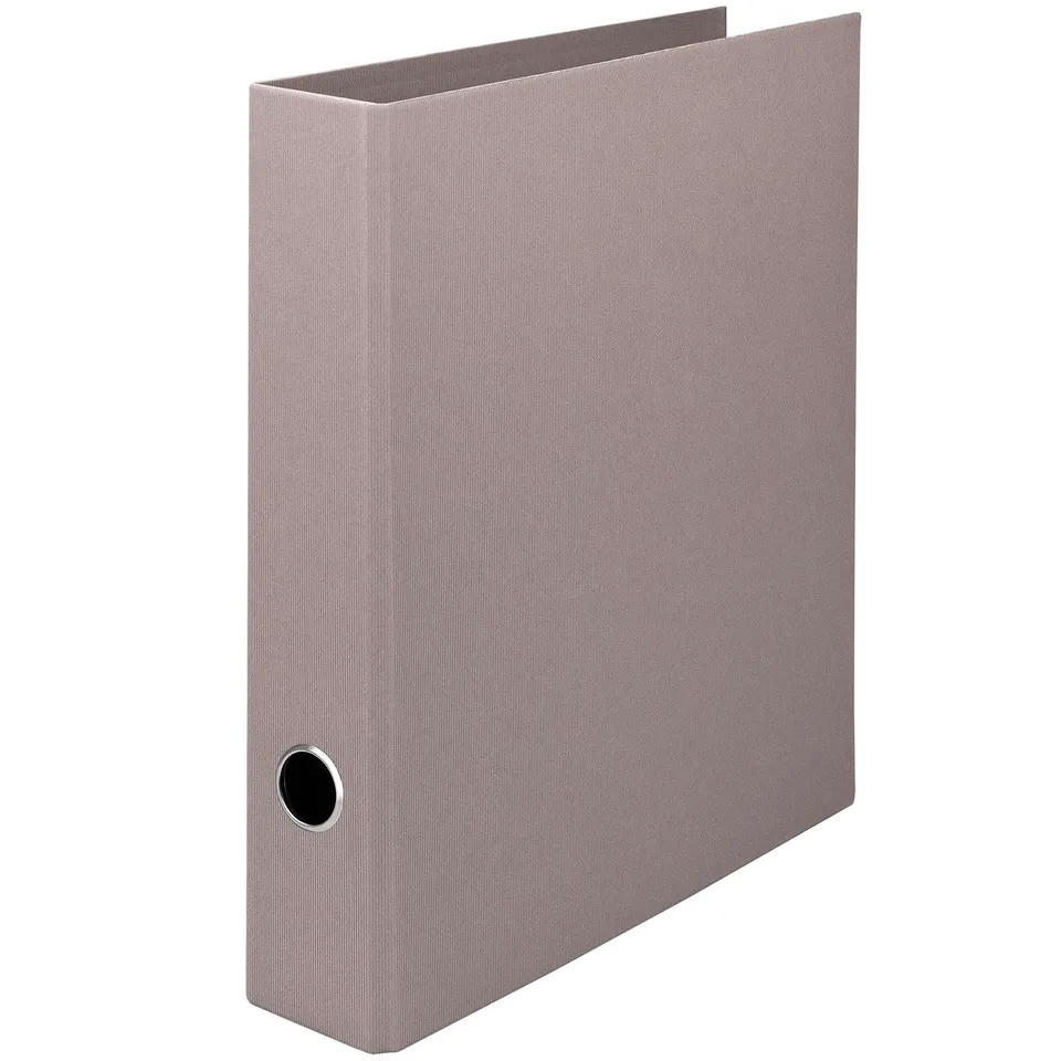 r-ssler-s-o-h-o-ordner-schmal-a4-5-cm-mit-rippenpr-gung-taupe image 1
