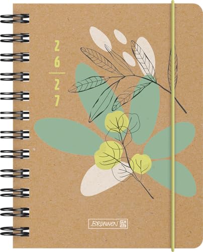 brunnen-sch-lerkalender-2026-2027-sprout-a6-1-seite-1-tag-hardcover-kraftpapier image 6