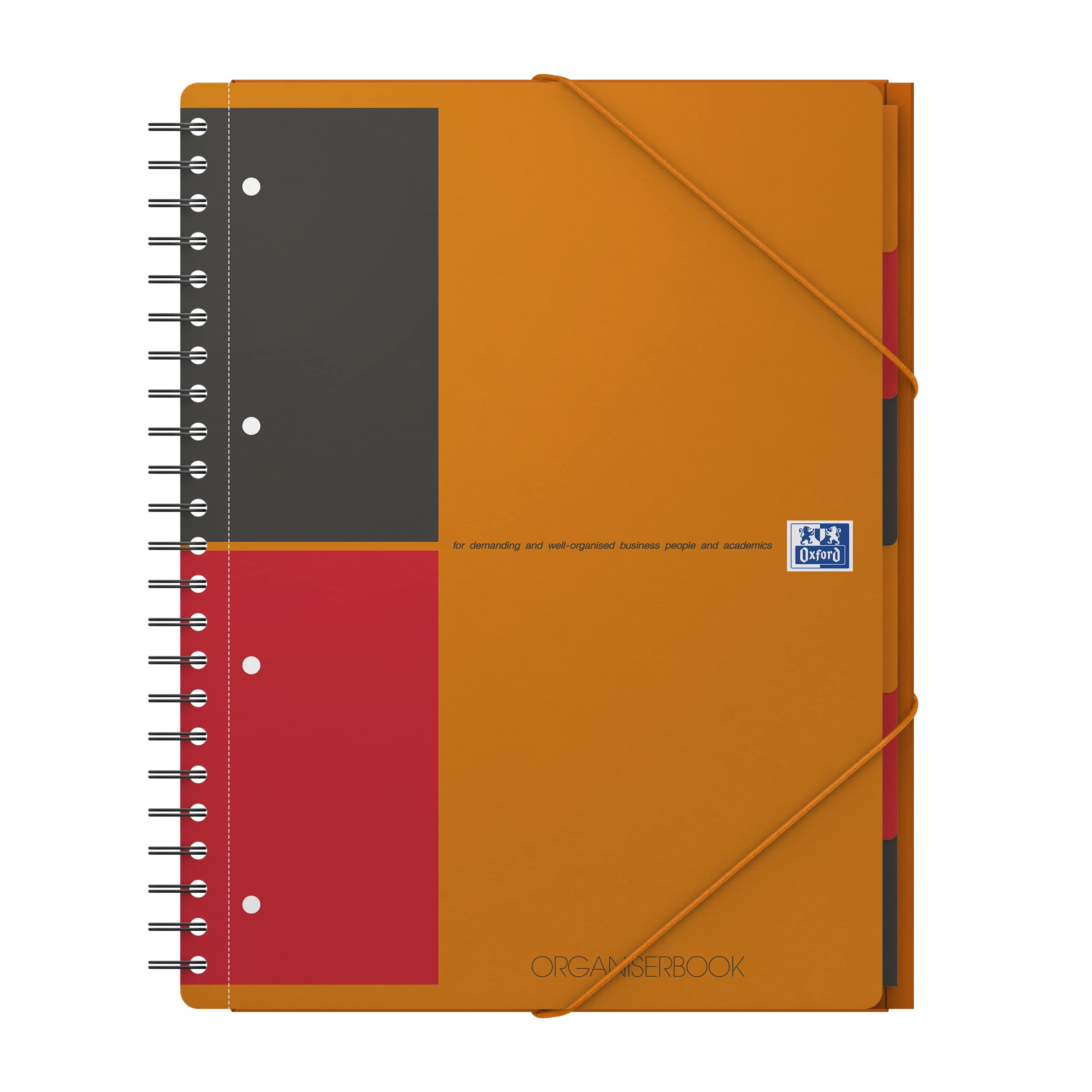 oxford-organiserbook-international-a4-liniert-160-seiten-mit-6-registern image 1