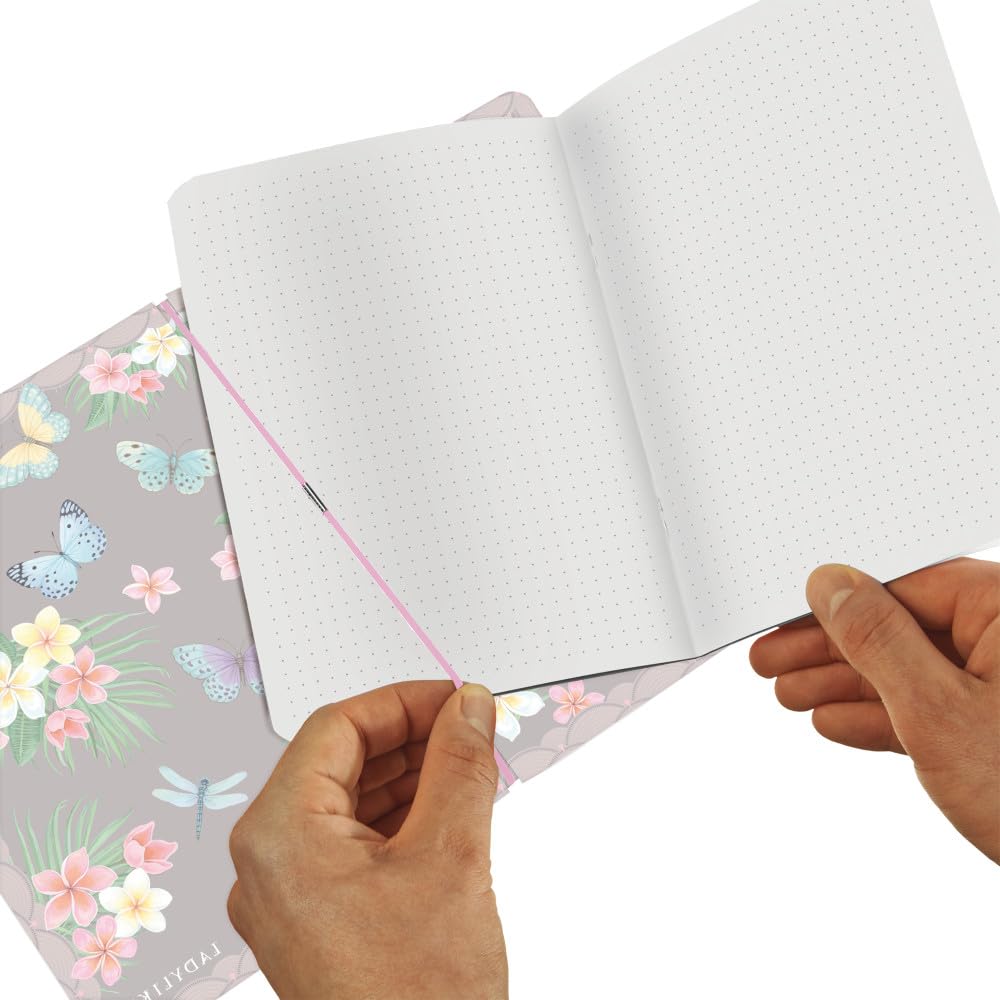 herlitz-notizheft-flex-a6-punktiert-ladylike-butterflies-40-blatt image 2