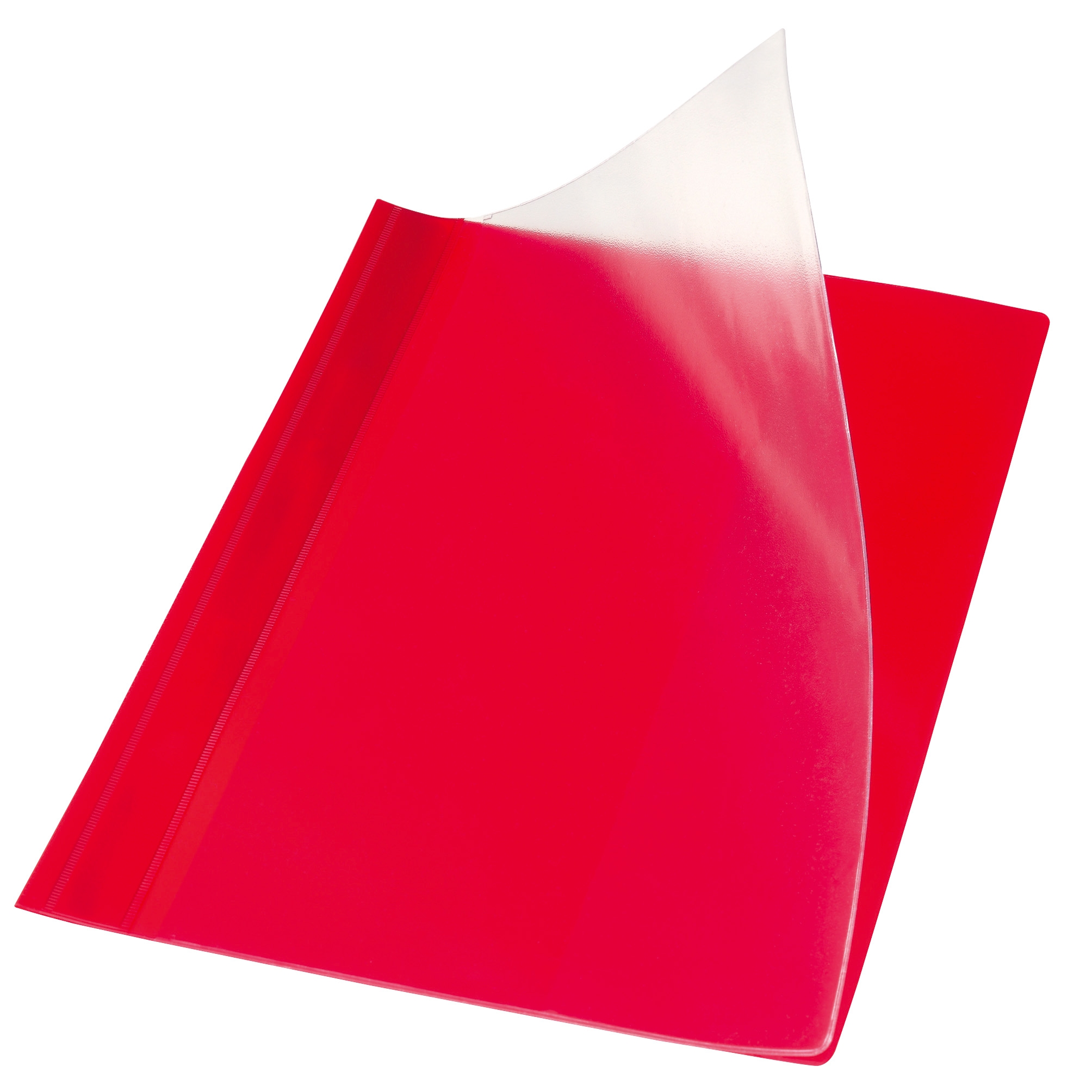 herlitz-schnellhefter-a4-combi-rot-pvc-5er-pack-mit-sichttasche image 3