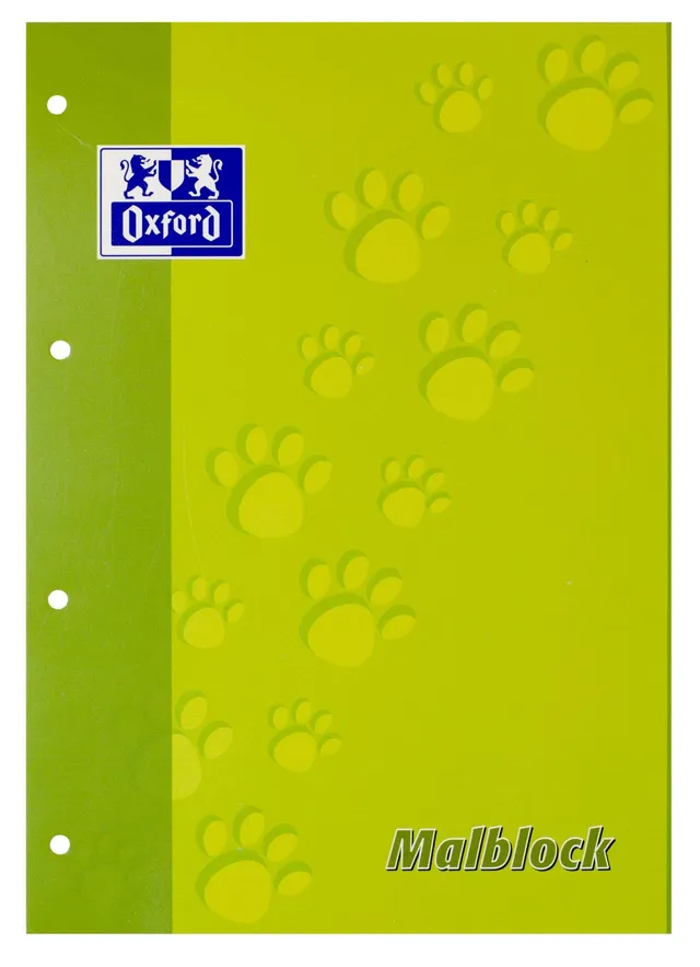 oxford-schule-malblock-a4-blanko-100-blatt-hellgr-n-5er-pack image 1
