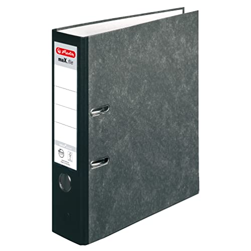 herlitz-ordner-a4-max-file-nature-pocket-8-cm-wolkenmarmor-schwarz-10-st-ck image 4