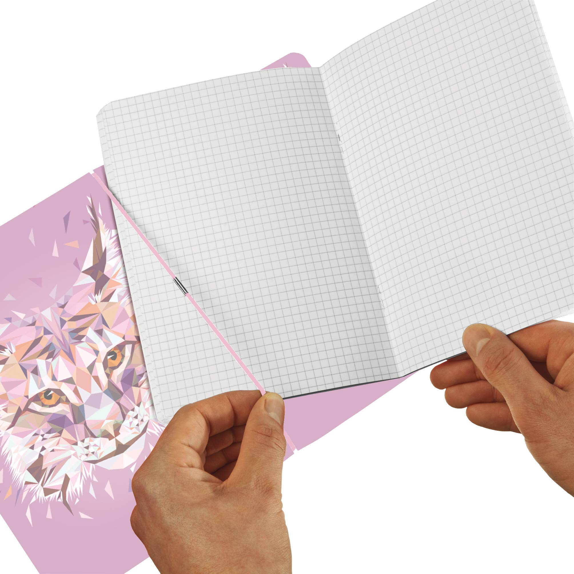 herlitz-my-book-flex-notizheft-a5-punktiert-wild-animals-luchs-mit-wechselcover image 3