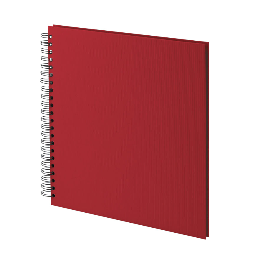 r-ssler-s-o-h-o-spiral-fotoalbum-blanko-31x30cm-60-schwarze-seiten-rot image 1