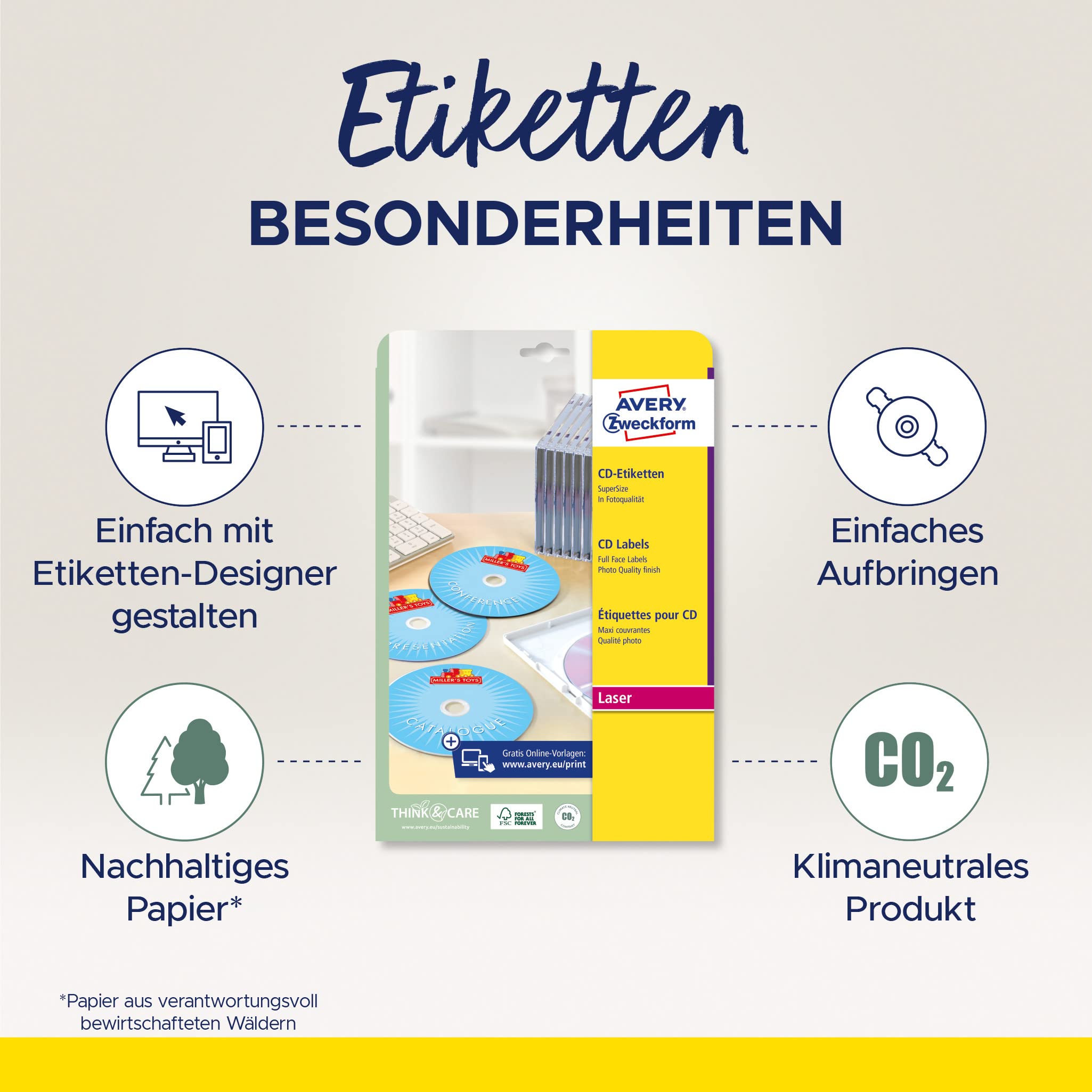 avery-zweckform-l7760-25-cd-etiketten-supersize-117-mm-hochgl-nzend-wei-50-st-ck image 2