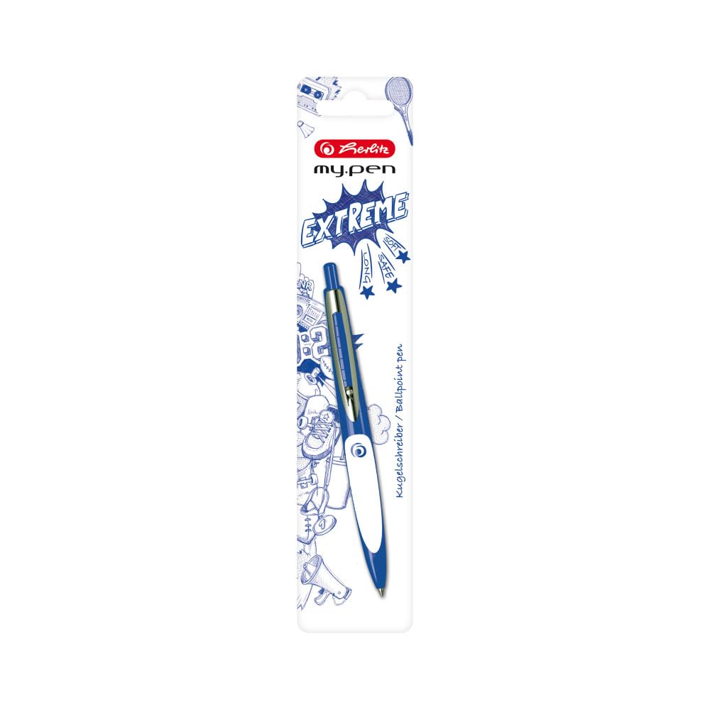 herlitz-kugelschreiber-my-pen-blau-wei-mine-m-1-st-ck image 1