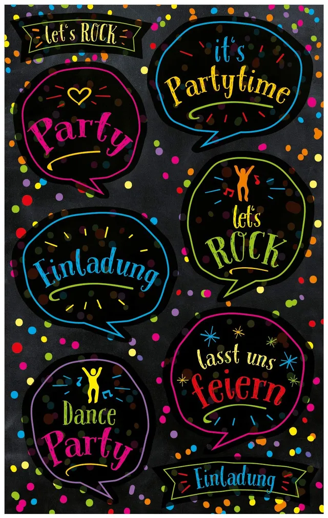 avery-zweckform-z-design-57083-deko-sticker-party-16-aufkleber-in-trendfarben image 1