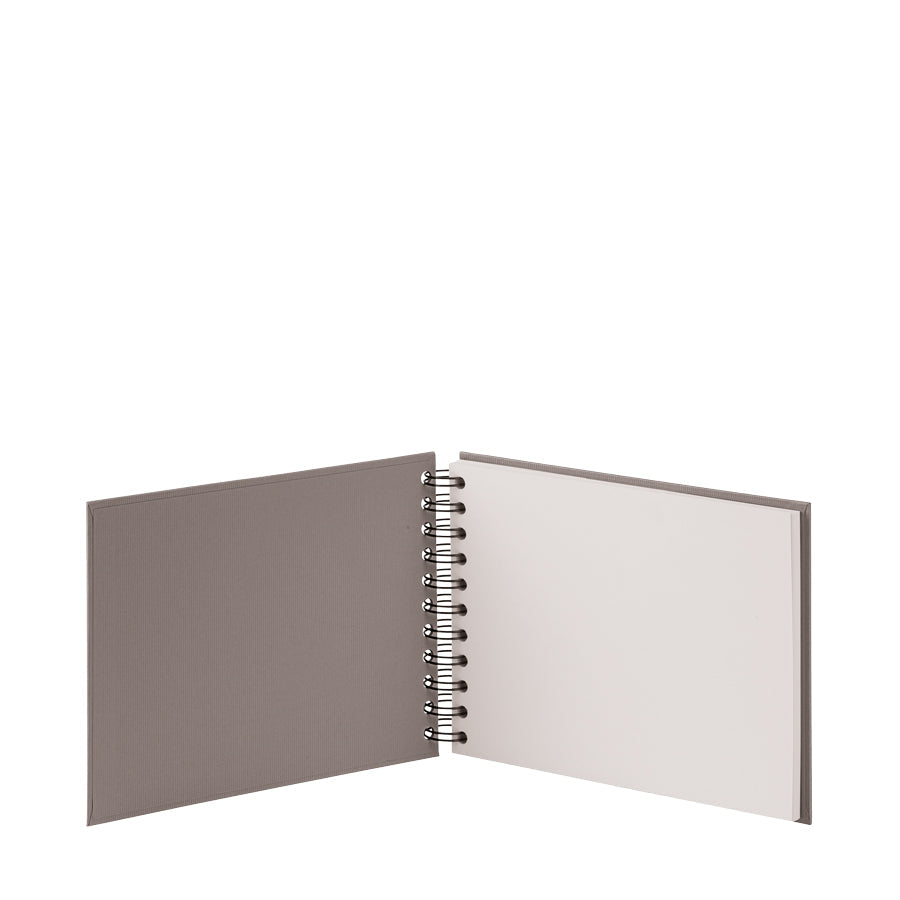 r-ssler-s-o-h-o-spiral-fotoalbum-blanko-19-5x14-5cm-40-seiten-taupe image 2